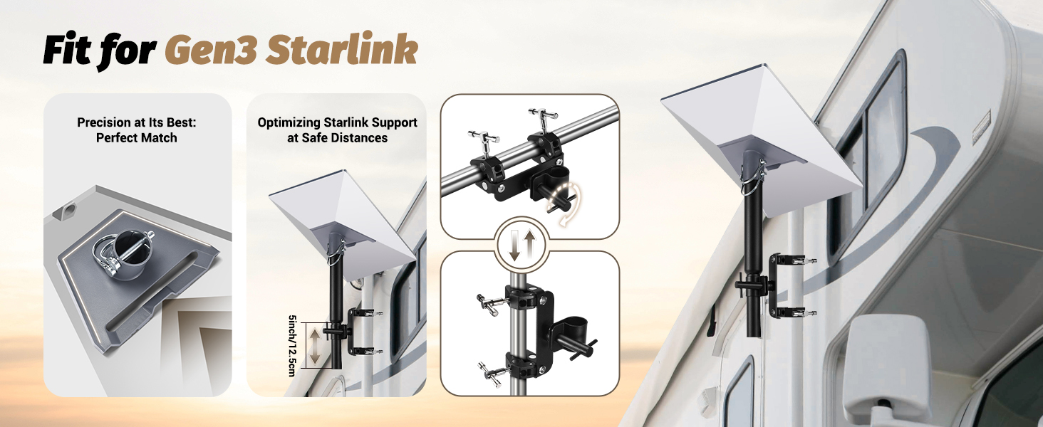 starlink rv mount