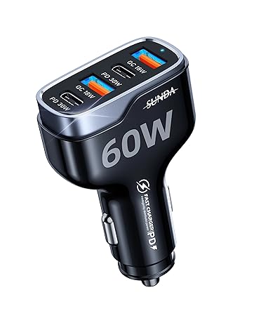 60W car charger