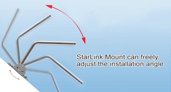 Starlink Gen 3 Mount Starlink Generation 3 Pipe Adapter