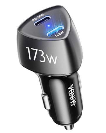 173W USB C Fast Car Charger